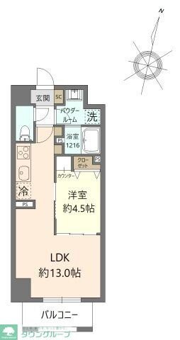 PARK SIDE VILLAの物件間取画像