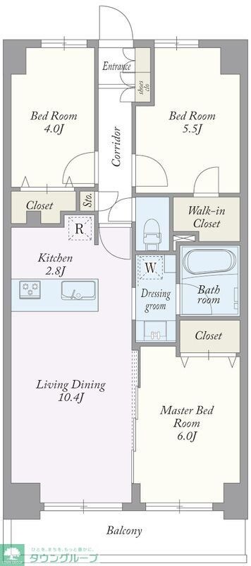 サンパレス綾瀬の物件間取画像
