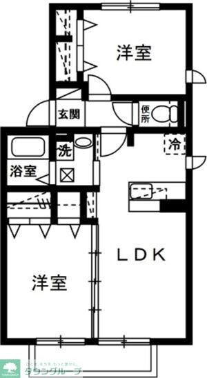 ハウス四季の物件間取画像