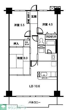 ピエール草加の物件間取画像