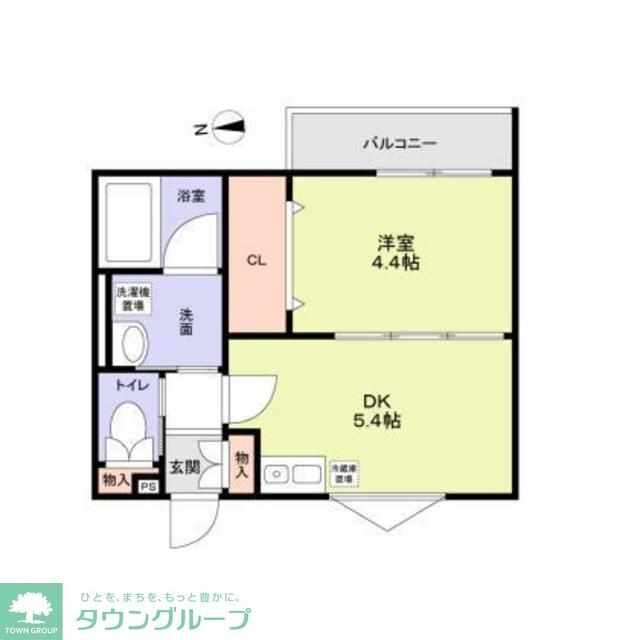 クロレ南流山IIの物件間取画像