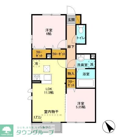 ルピナスの物件間取画像