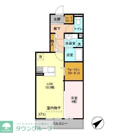 カサ・デ・トレスの物件間取画像