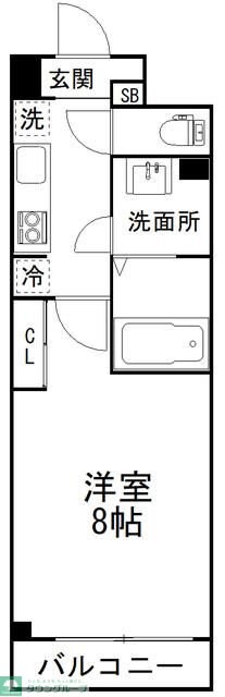 プリズム14番館の物件間取画像