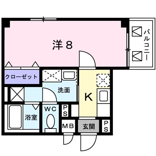 ソレイユ ツダヌマの物件間取画像
