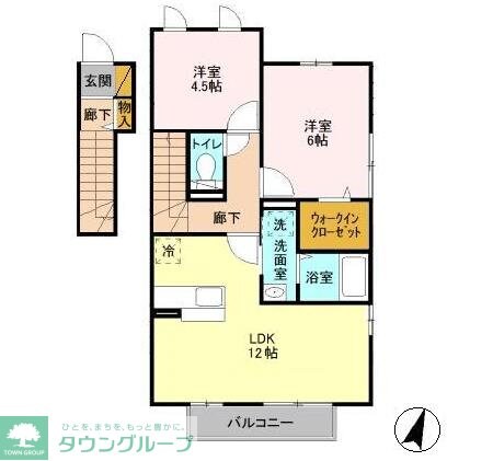 ピアファーレの物件間取画像