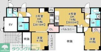 ステイビルIIの物件間取画像
