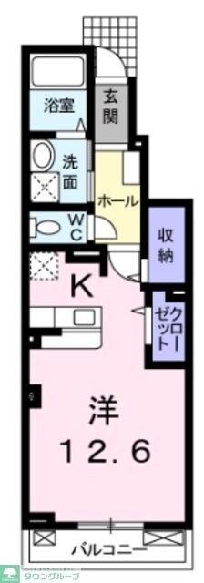 クラスターヒルの物件間取画像