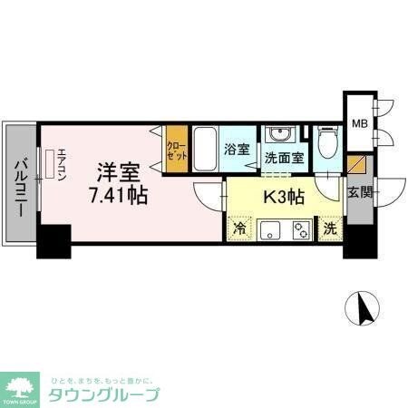 アンクレージュ西船橋の物件間取画像