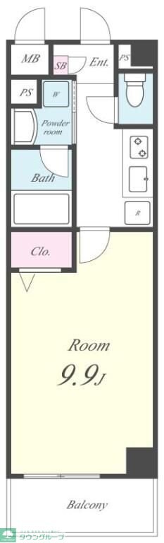 Fコスモ新検見川の物件間取画像