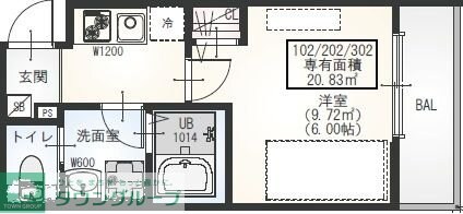 GRADUS二和向台IIの物件間取画像