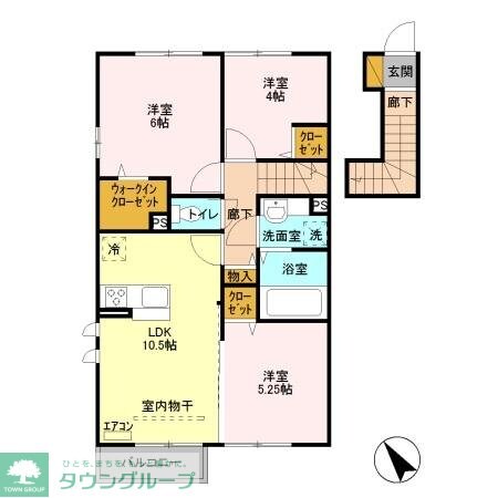 ルピナスの物件間取画像