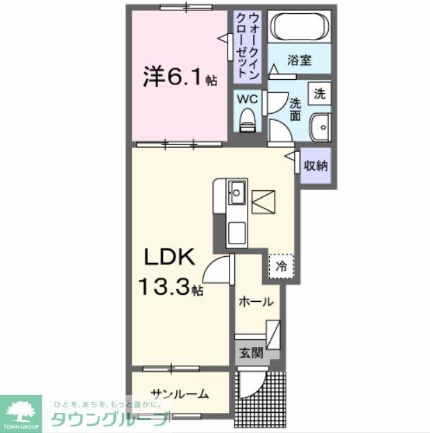 レ プリューム ドゥの物件間取画像