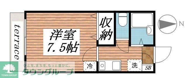 メゾンブルーム の物件間取画像