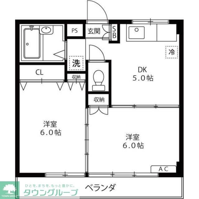 クレメゾン西船の物件間取画像