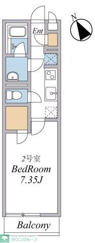 ウィンドテラス大久保IIIの物件間取画像