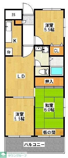 カーサシンフォニアの物件間取画像