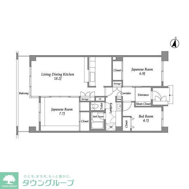 テレパレス西千葉の物件間取画像