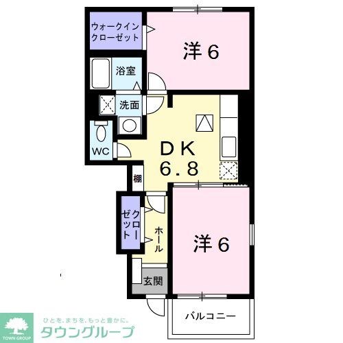 アペルトカーサ 西の物件間取画像
