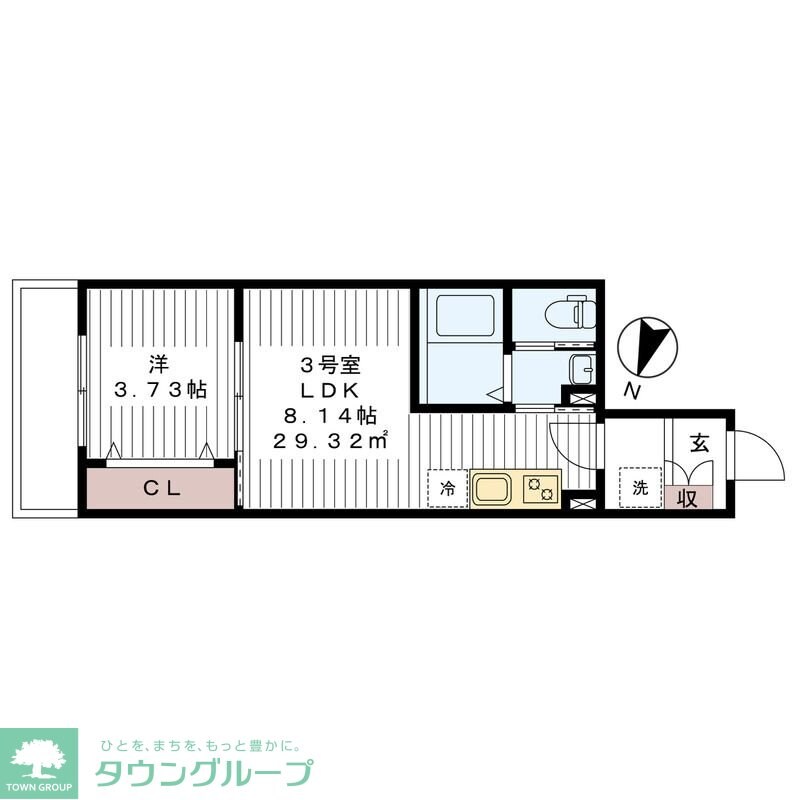 ルミエール A棟の物件間取画像