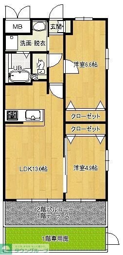 アーベル八千代の物件間取画像