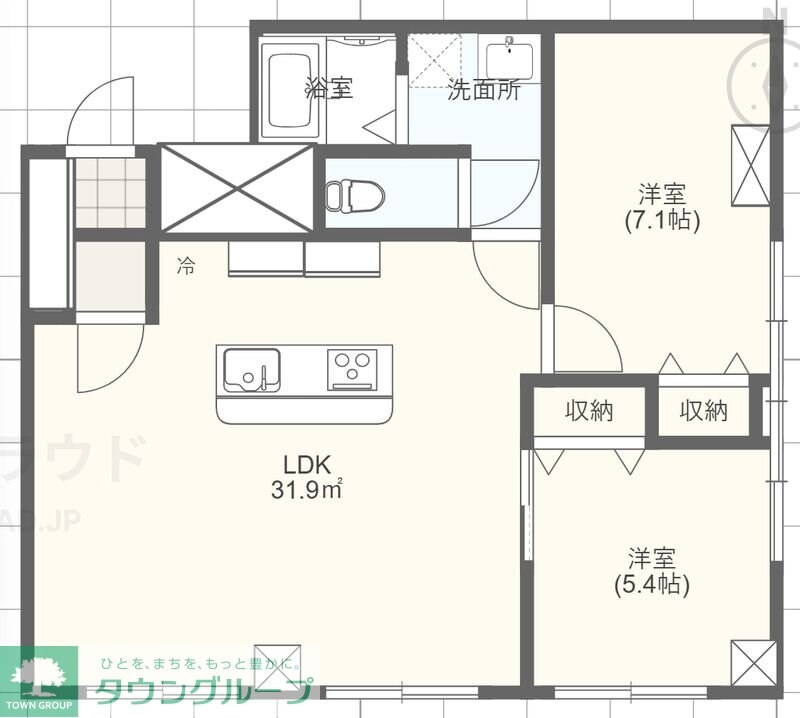 シティクレスト船橋の物件間取画像
