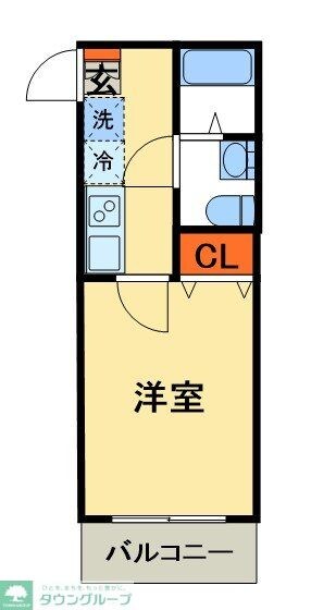 セレーノ前原の物件間取画像