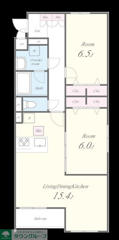 Theios son(テイオス サン)の物件間取画像