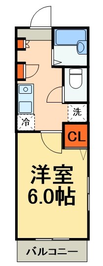 MELDIA京成津田沼の物件間取画像