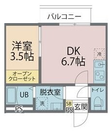 カインドネス千葉公園の物件間取画像