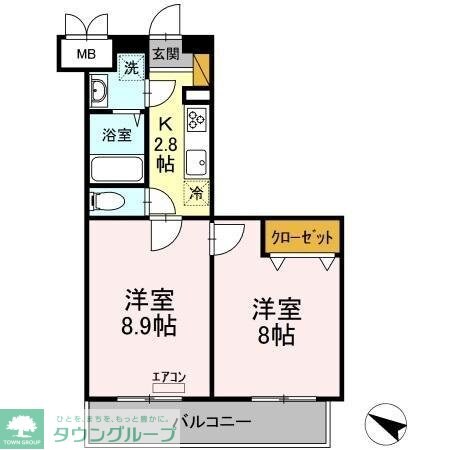 アーバンシャトー千葉中央の物件間取画像