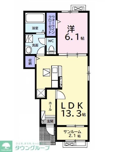プランドールBの物件間取画像