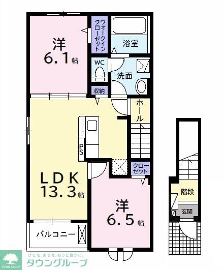 プランドールBの物件間取画像