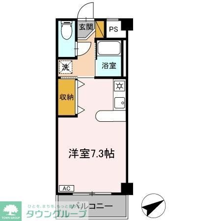 ハイムカメリアの物件間取画像