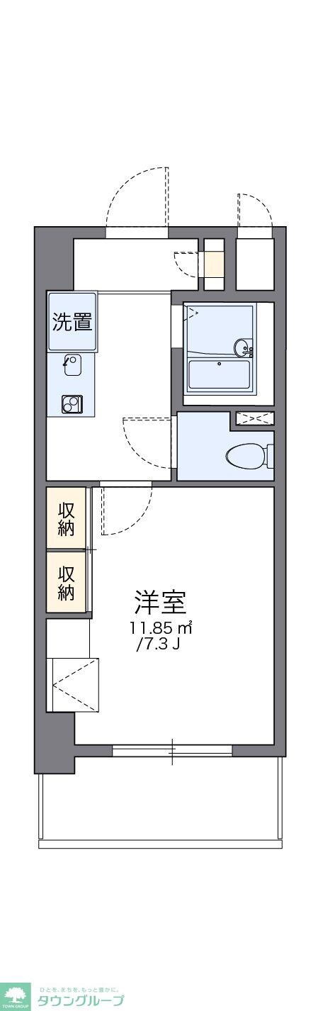 レオパレス伸夫の物件間取画像