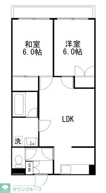 グリーンビラの物件間取画像