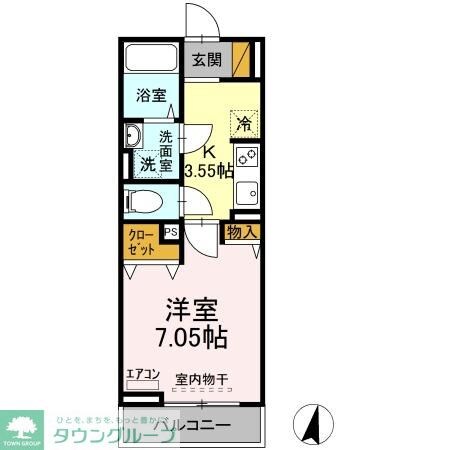 Klein Kirsche(クラインキルシェ)の物件間取画像