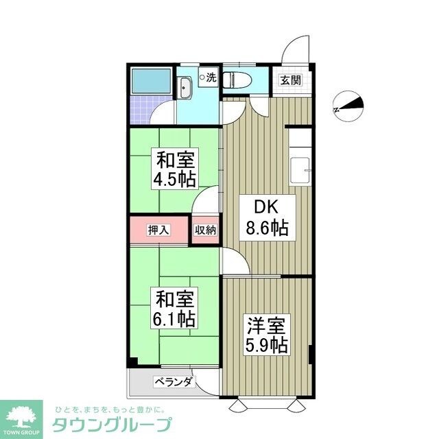 セントラルメゾン茂原の物件間取画像