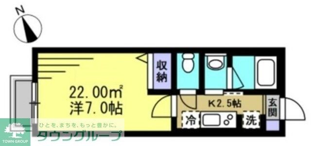 シャルム桜木の物件間取画像