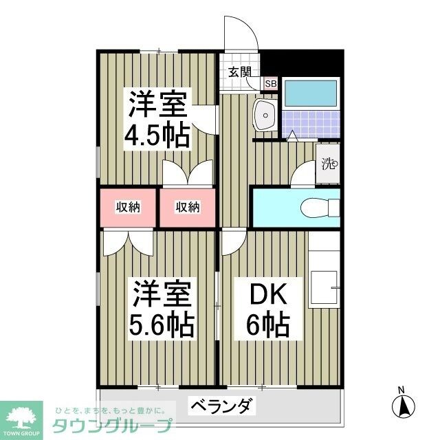 ウイニングイーストの物件間取画像