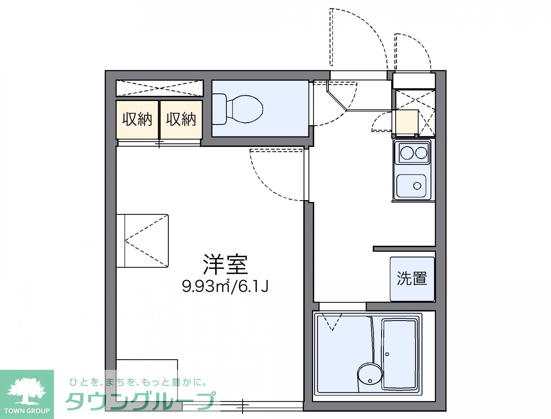 レオパレスイル リズィエールの物件間取画像