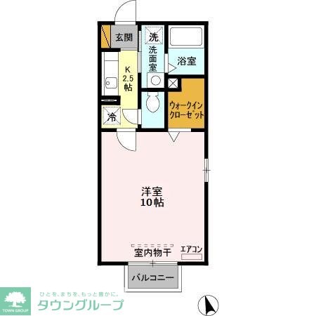 コモドカーサ Aの物件間取画像