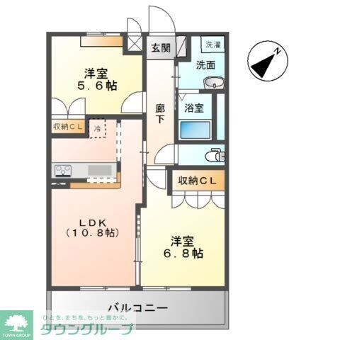 グラン・ウッドAの物件間取画像