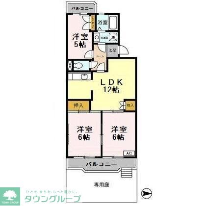 ビューコート学園台 の物件間取画像