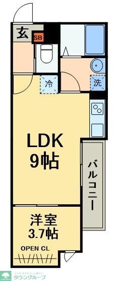 GRADUS八千代台IIの物件間取画像