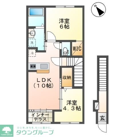 エスペランサの物件間取画像