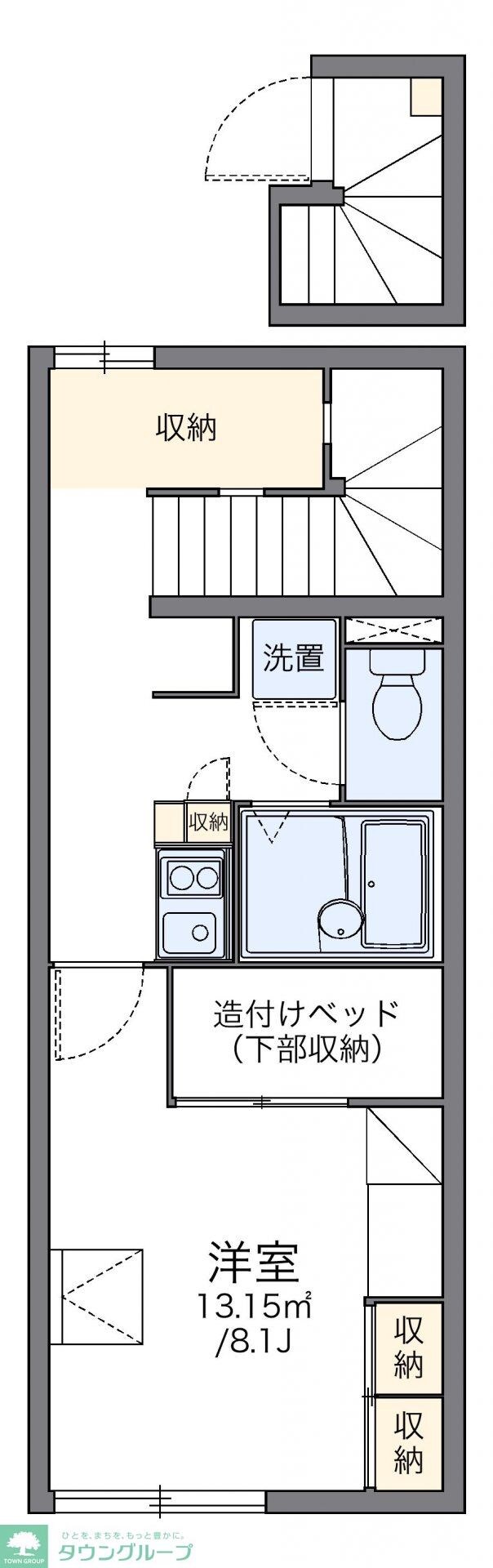 レオパレスクレインヒルズの物件間取画像
