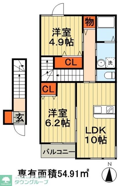 Ritz Solius Southwingの物件間取画像
