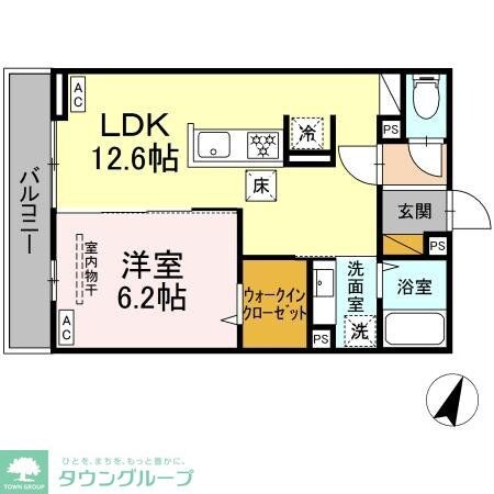 D-カヴェリ本千葉の物件間取画像