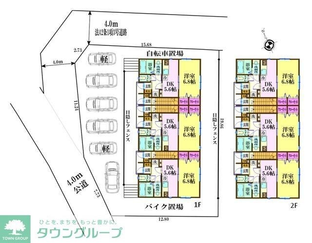 ナリトモ仁戸名Dの物件間取画像